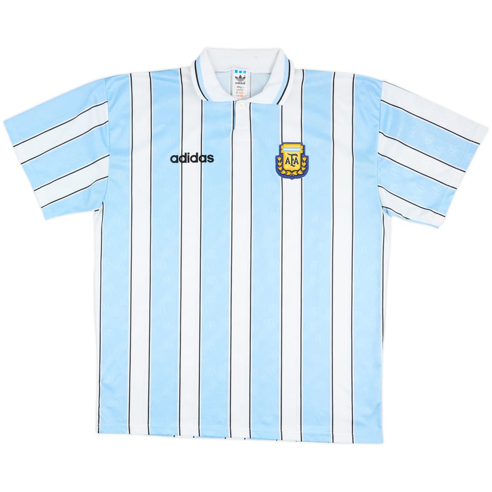 1996 Argentina Prototype Home Shirt - 8/10 - (XL)