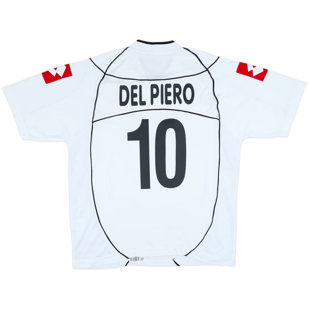 2002-03 Juventus European Away Shirt Del Piero #10 - 8/10 - (XL)