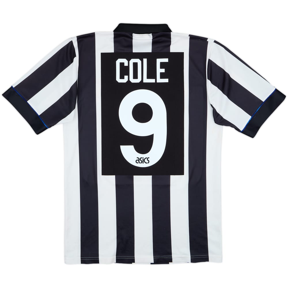 1993-95 Newcastle Home Shirt Cole #9 - 7/10 - (M)