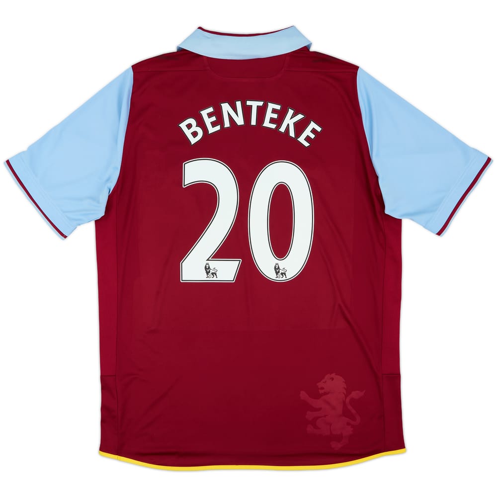 2012-13 Aston Villa Home Shirt Benteke #20 - 6/10 - (XL)