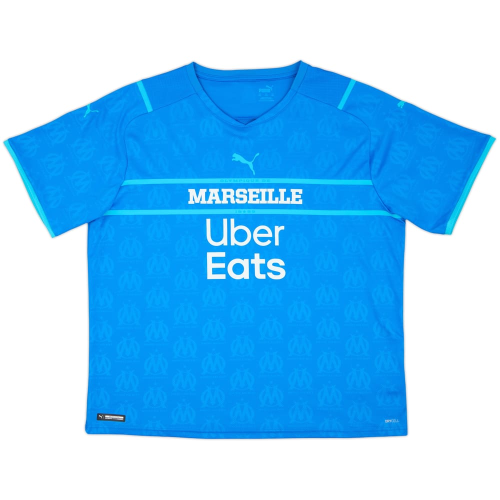 2021-22 Olympique Marseille Third Shirt - 9/10 - (XXL)