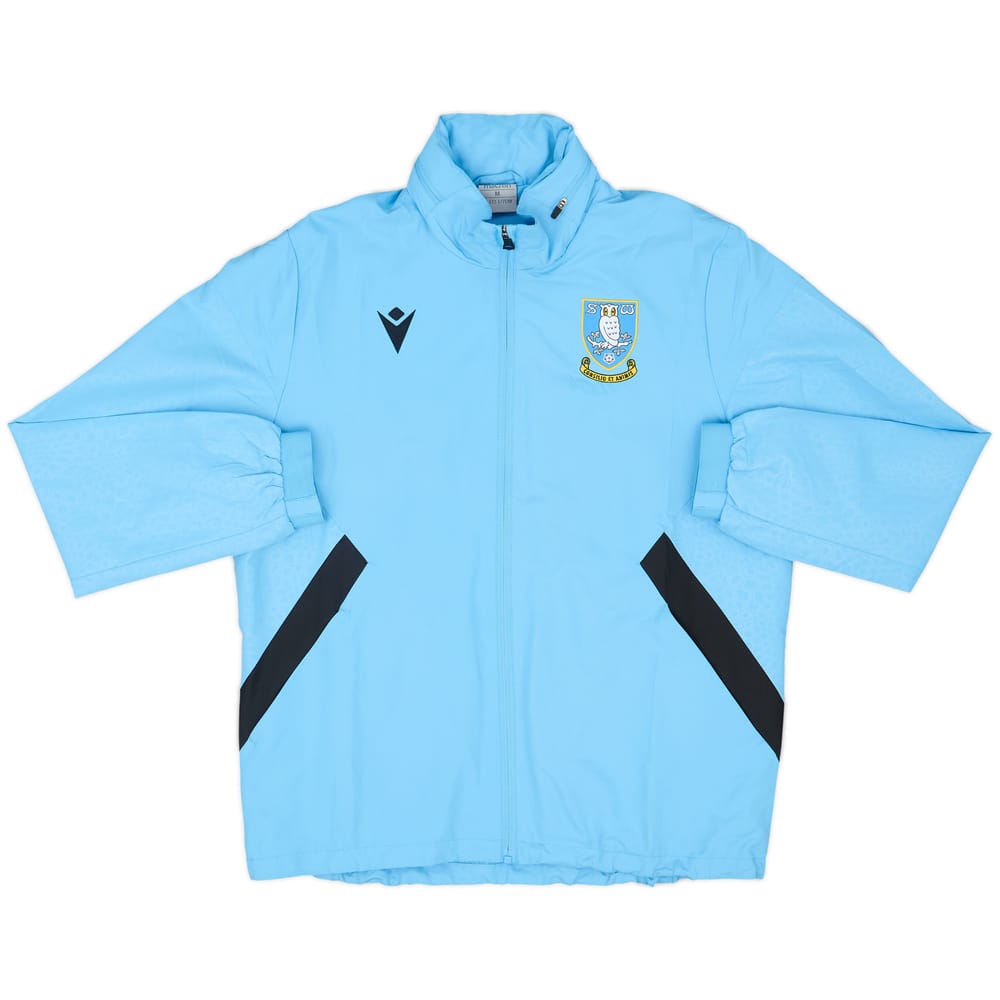2021-22 Sheffield Wednesday Macron Hooded Rain Jacket - 10/10 - (M)