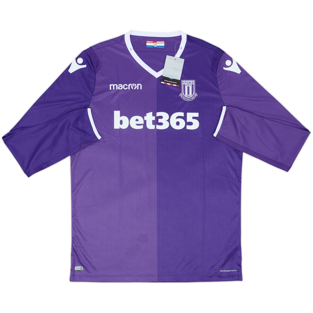 2018-19 Stoke City Away L/S Shirt (XXL)