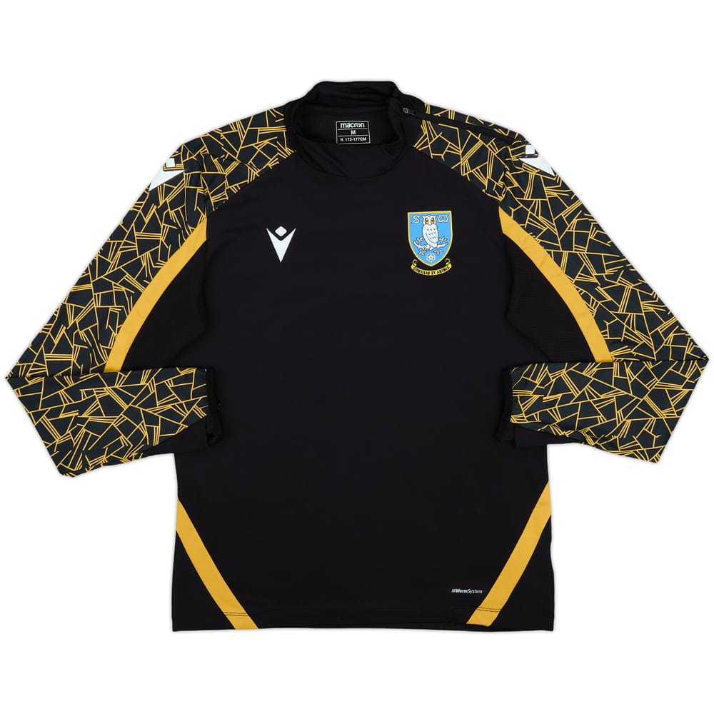2021-22 Sheffield Wednesday Macron 1/4 Zip Drill Top - 8/10 - (M)