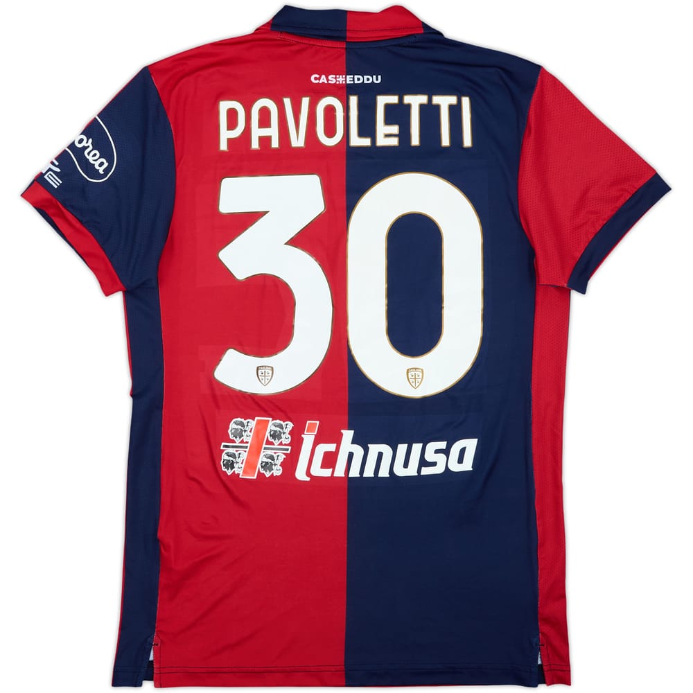 2023-24 Cagliari Home Shirt Pavoletti #30 (M)