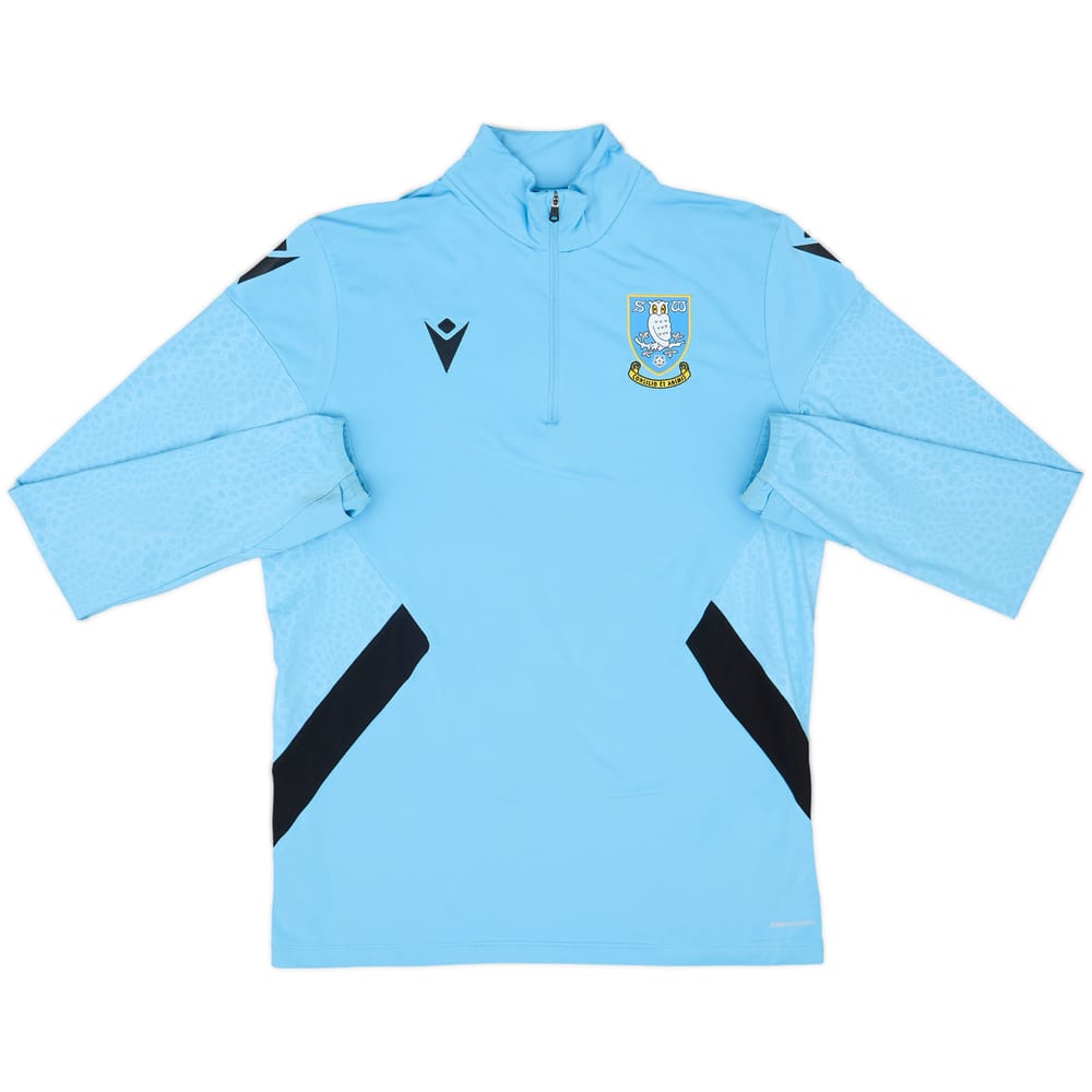 2021-22 Sheffield Wednesday Macron 1/4 Zip Drill Top - 7/10 - (M)