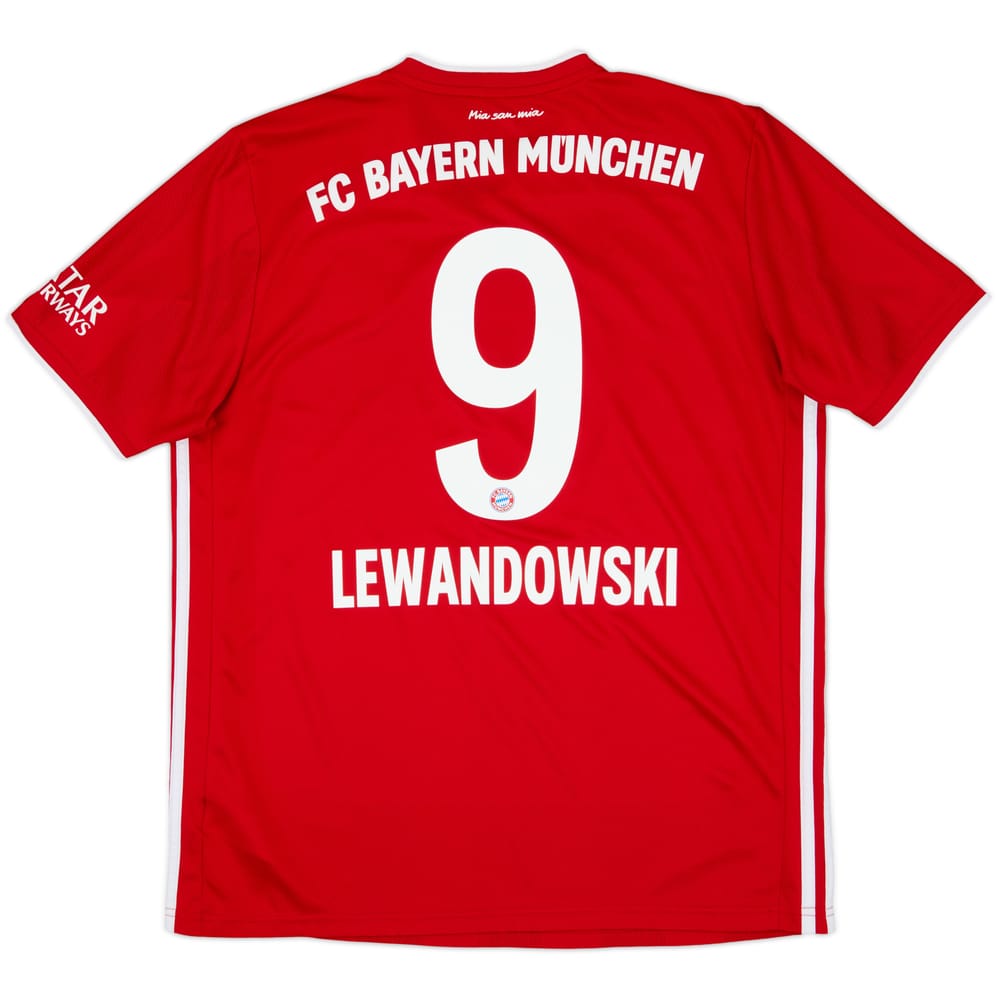 2020-21 Bayern Munich Home Shirt Lewandowski #9 - 9/10 - (L)