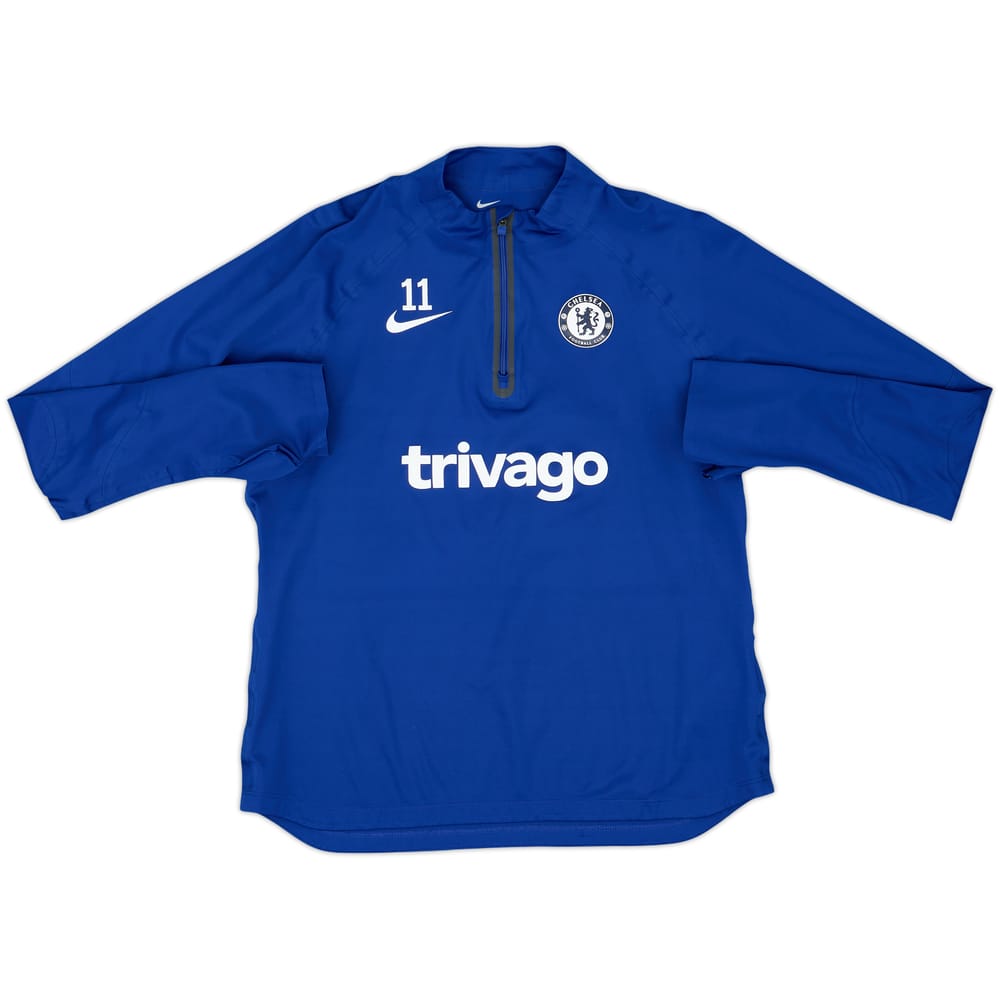 2022-23 Chelsea Player Issue Nike 1/4 Zip Drill Top #11 - 7/10 - (M)