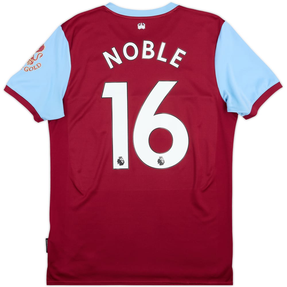 2019-20 West Ham Home Shirt Noble #16 - 8/10 - (M)