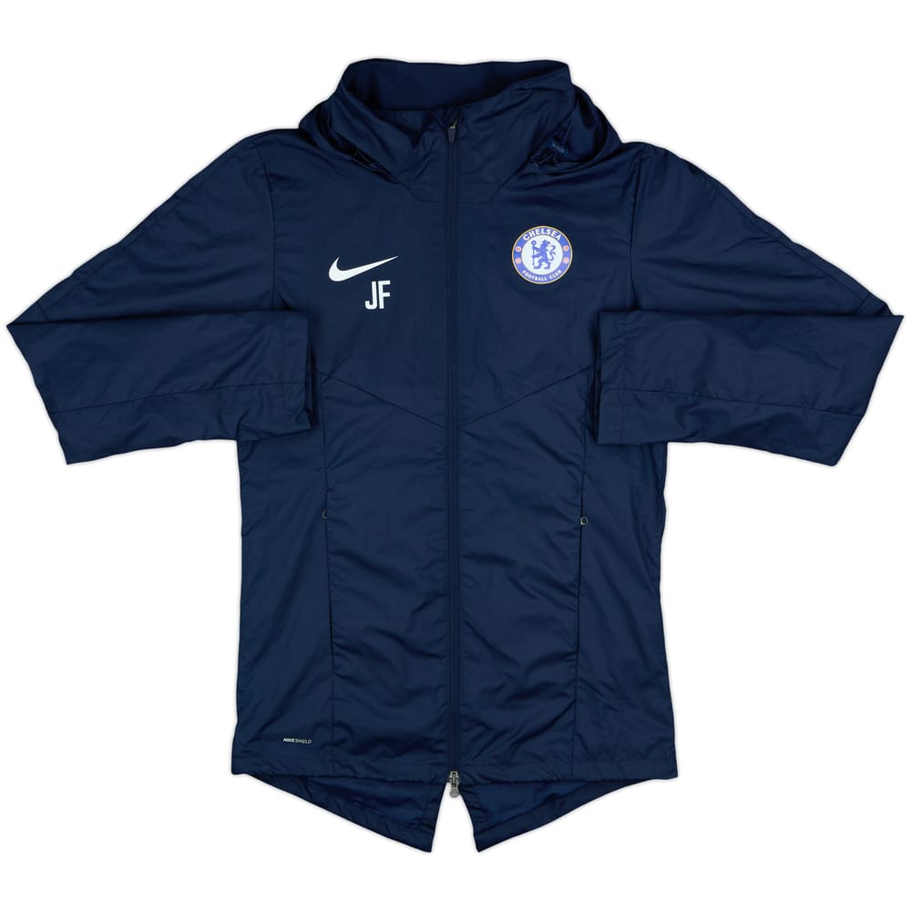 2018-19 Chelsea Staff Issue Nike Hooded Rain Jacket JF - 10/10 - (S)