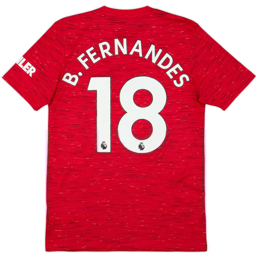 2020-21 Manchester United Home Shirt B.Fernandes - 8/10 - (S)
