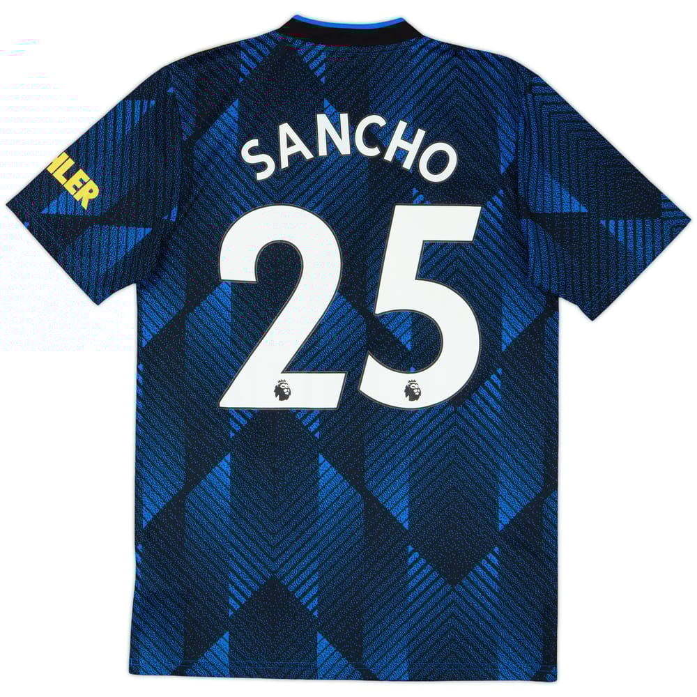 2021-22 Manchester United Third Shirt Sancho #25 - 9/10 - (S)