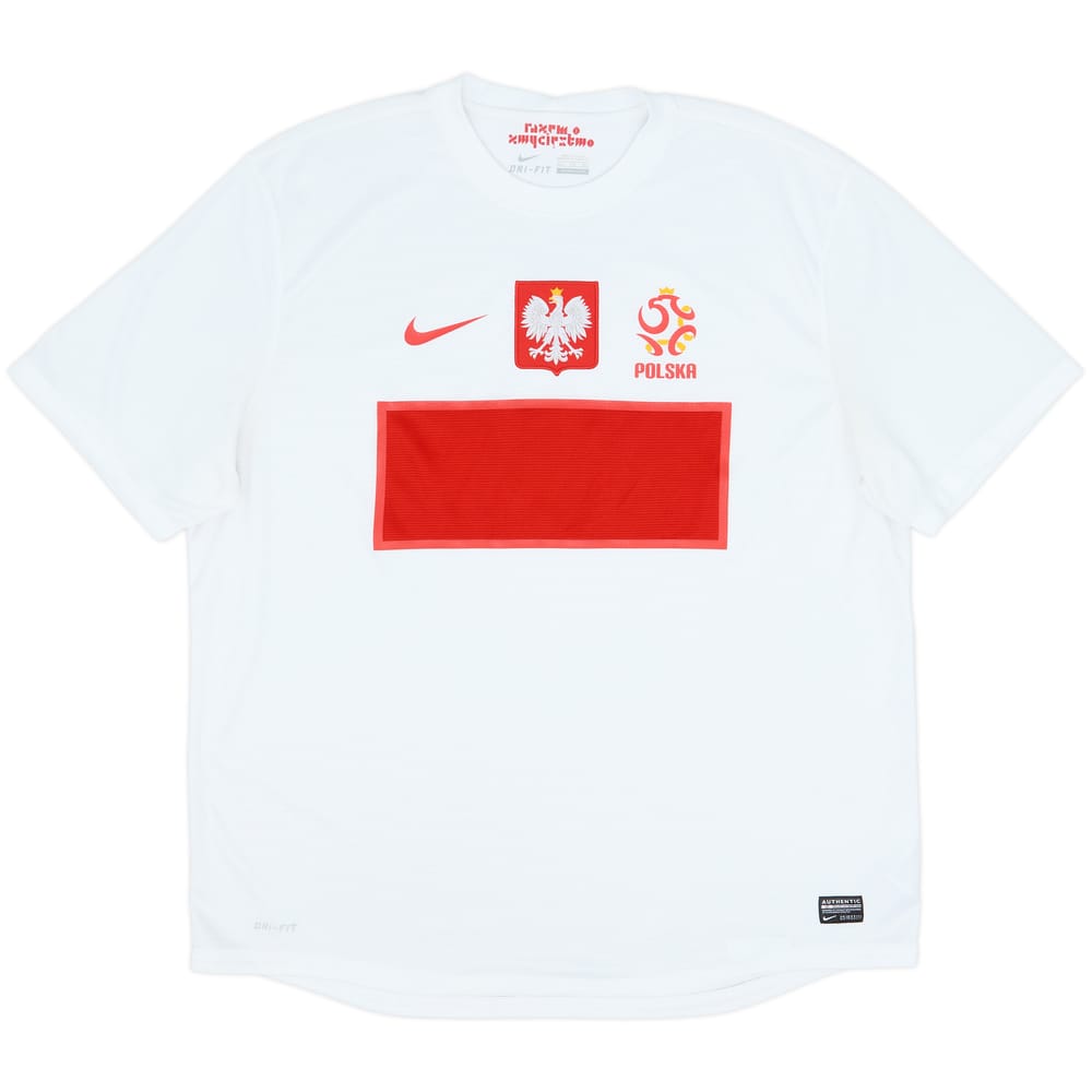2012-13 Poland Home Shirt - 8/10 - (XXL)