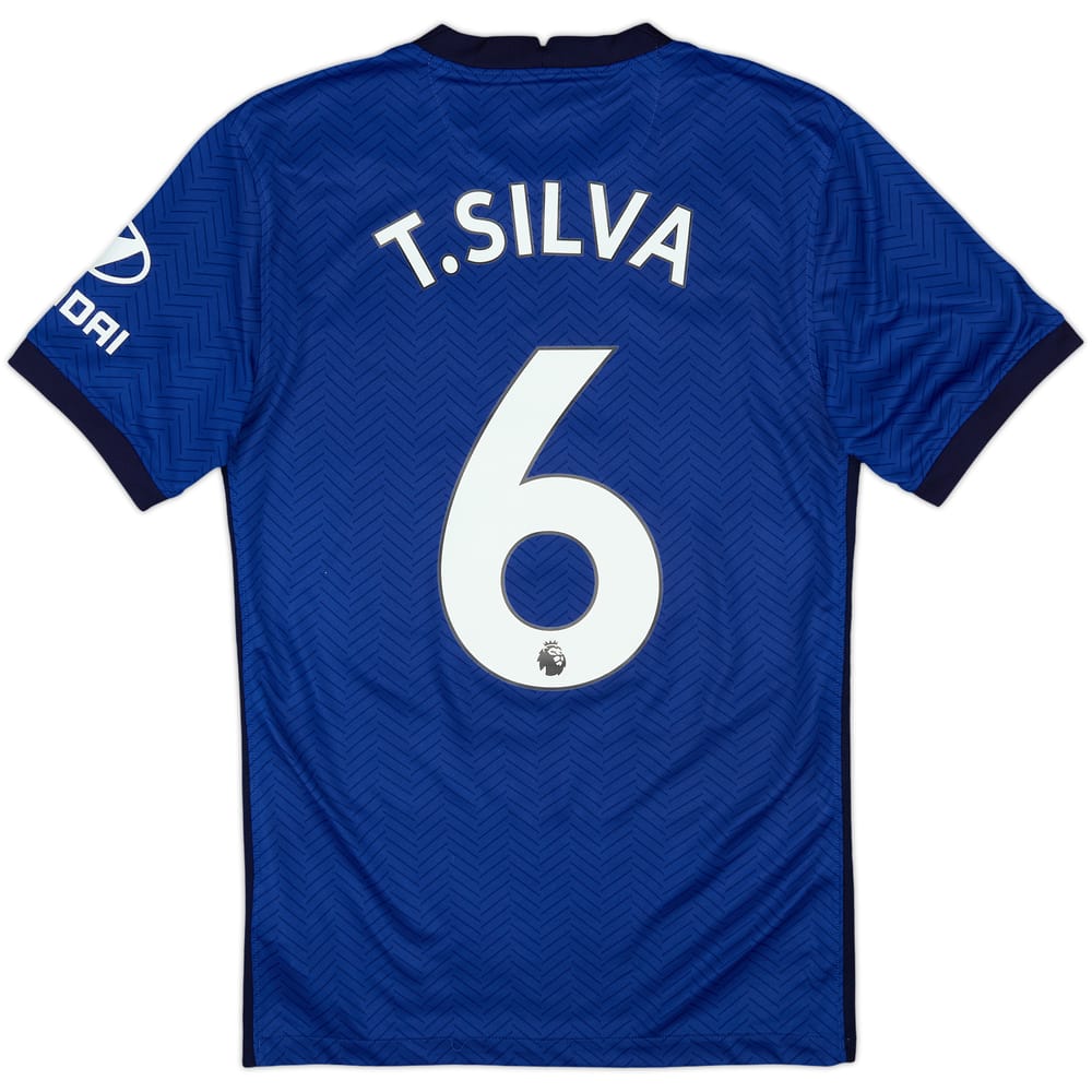 2020-21 Chelsea Home Shirt T.Silva #6 - 8/10 - (XS)