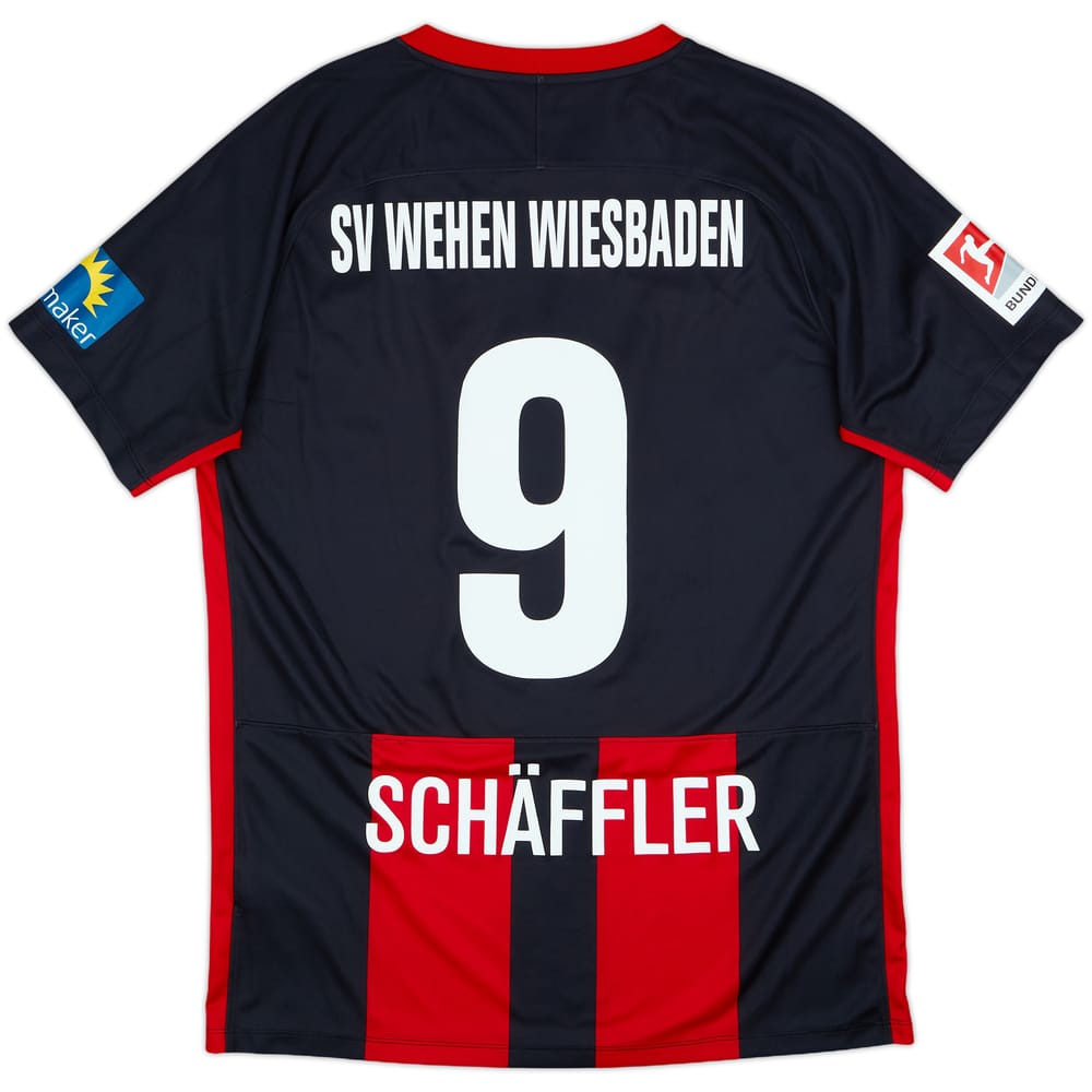 2019-20 Wehen Wiesbaden Home Shirt Schaffler #9 - 8/10 - (L)