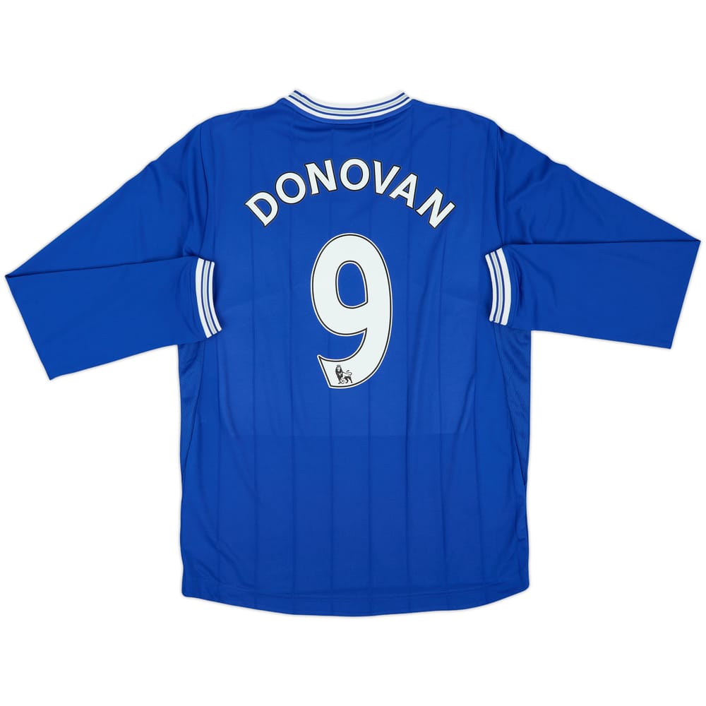 2009-10 Everton Home L/S Shirt Donovan #9 - 9/10 - (M)