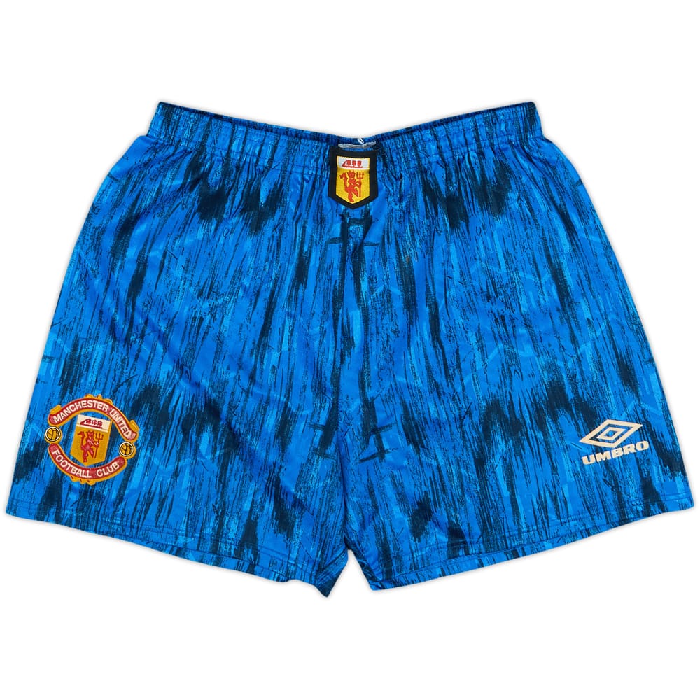 1992-93 Manchester United Away Shorts - 8/10 - (M)