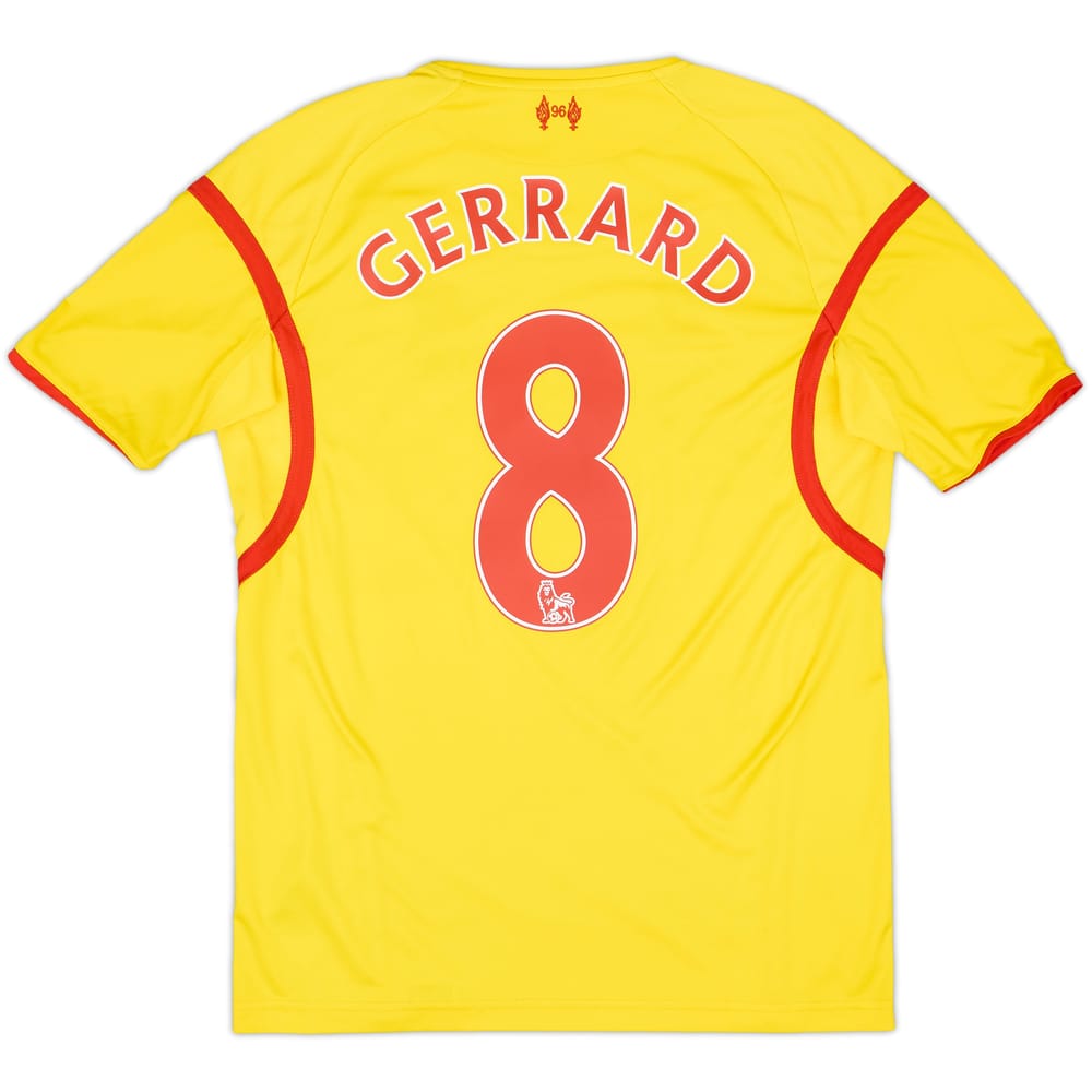 Camiseta de visitante del Liverpool 2014-15 Gerrard #8 - 8/10 - (S)
