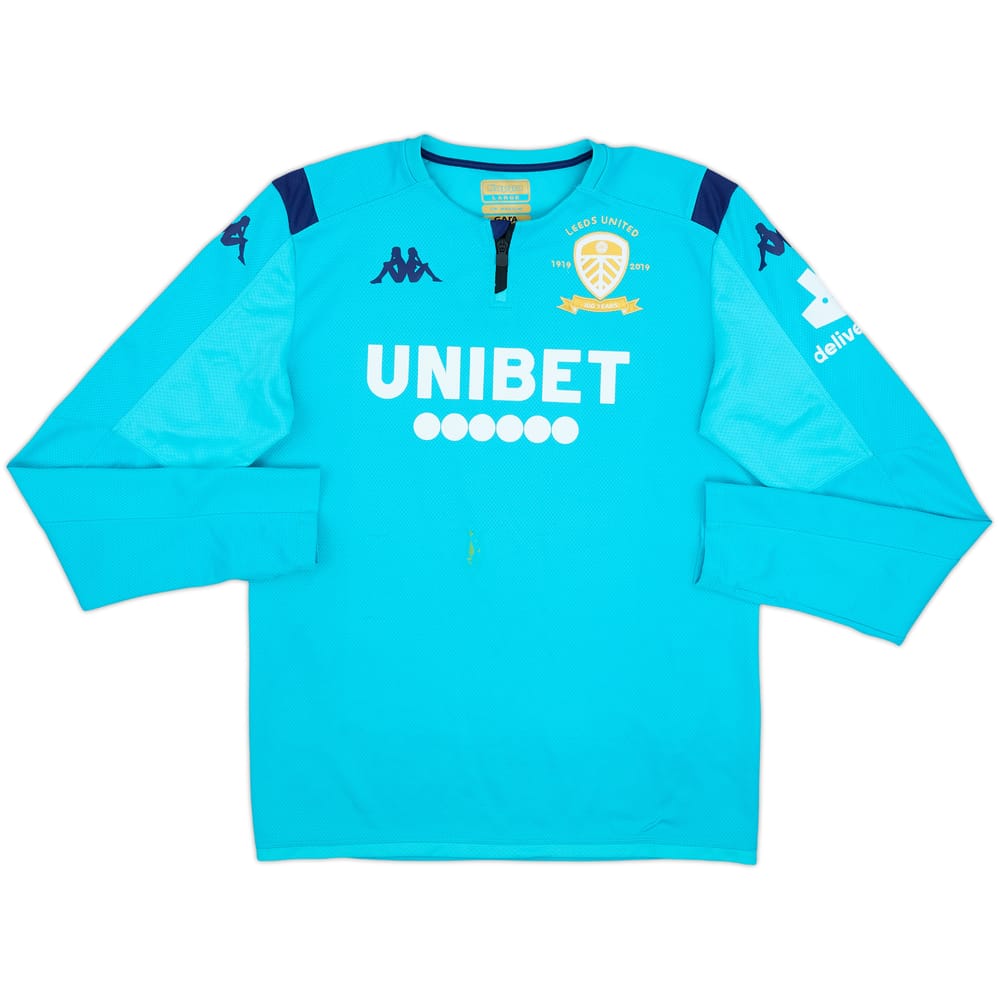 2019-20 Leeds United Kappa 1/4 Zip Drill Top - 5/10 - (M)