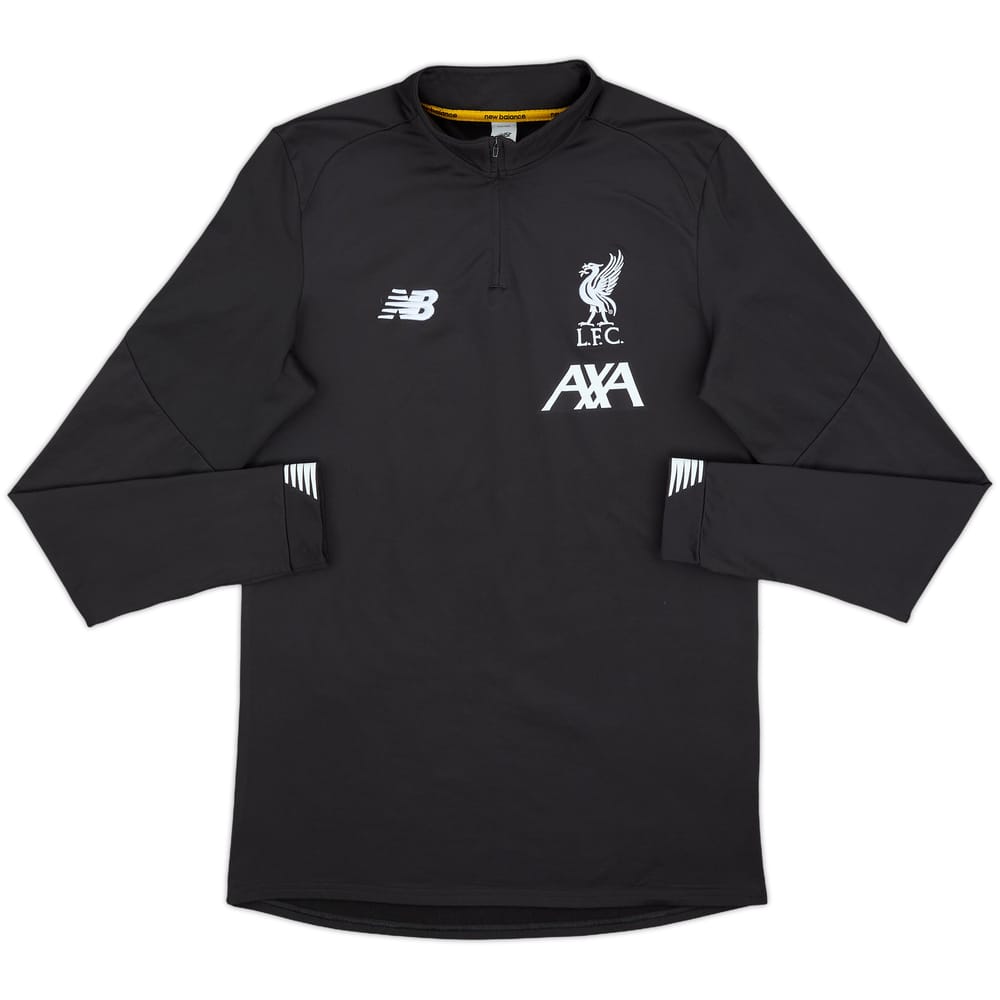 2019-20 Liverpool New Balance 1/4 Zip Drill Top - 10/10 - (M)