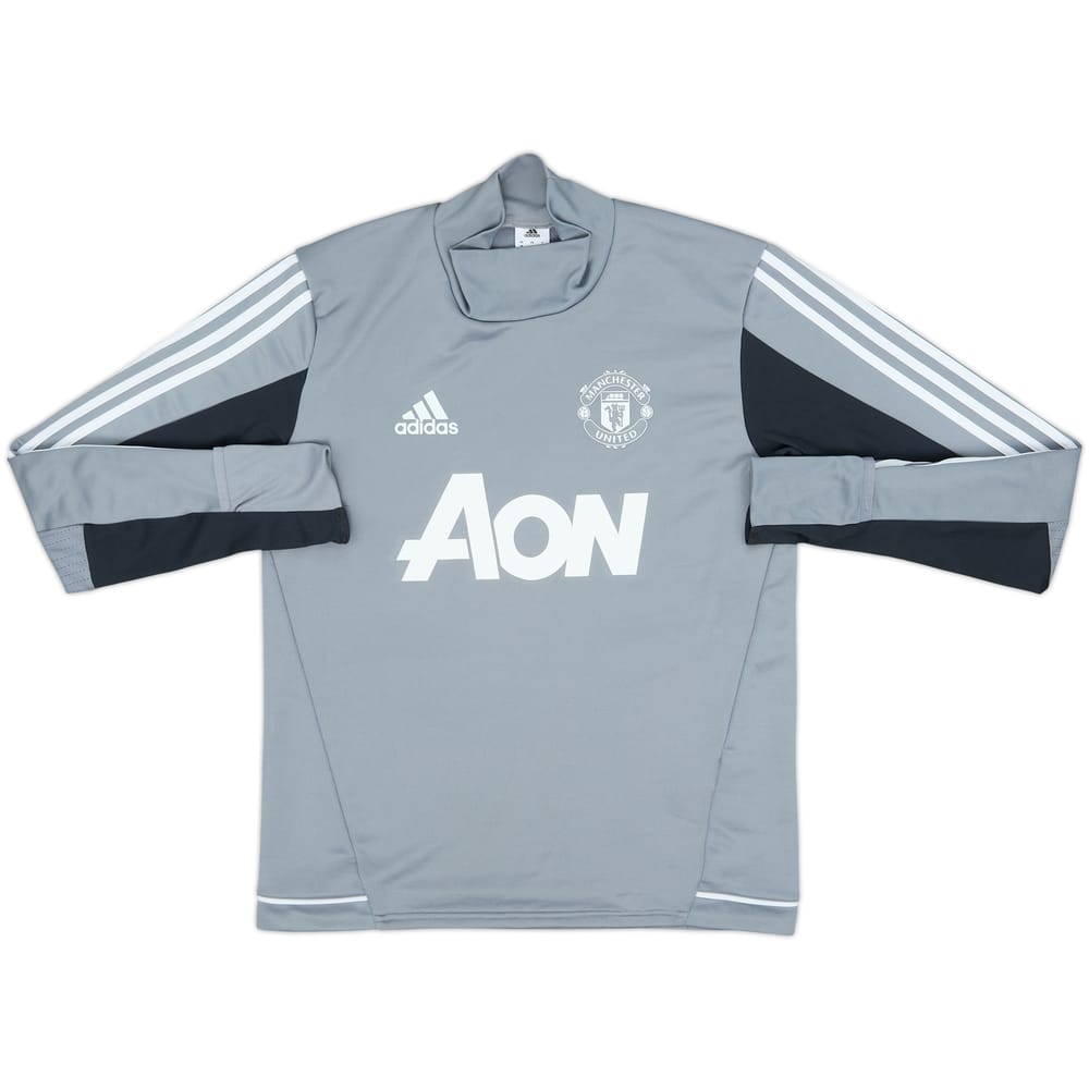 2017-18 Manchester United adidas Sweat Top - 10/10 - (M)