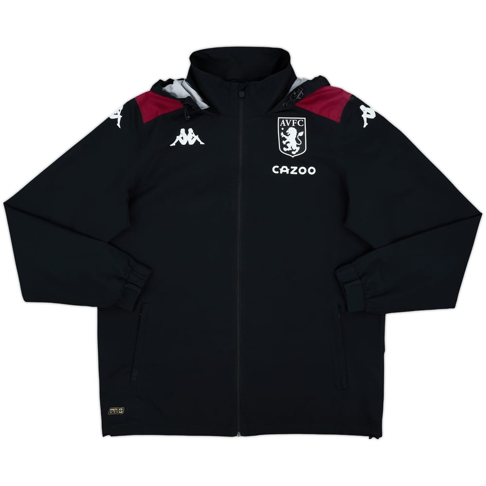 2020-21 Aston Villa Kappa Hooded Rain Jacket - 7/10 - (XL)
