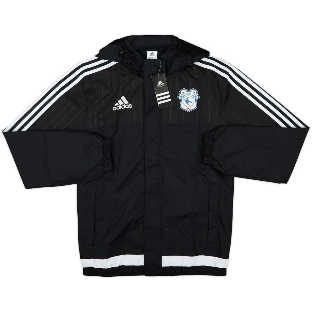 2016-17 Cardiff City adidas Rain Jacket (XS)