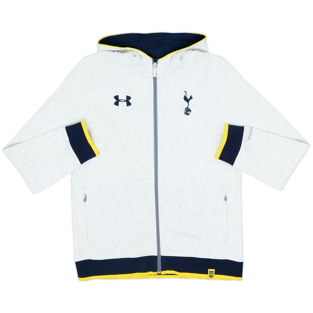 2014-15 Tottenham Under Armour Hooded Track Jacket - 8/10 - (XL.Boys)