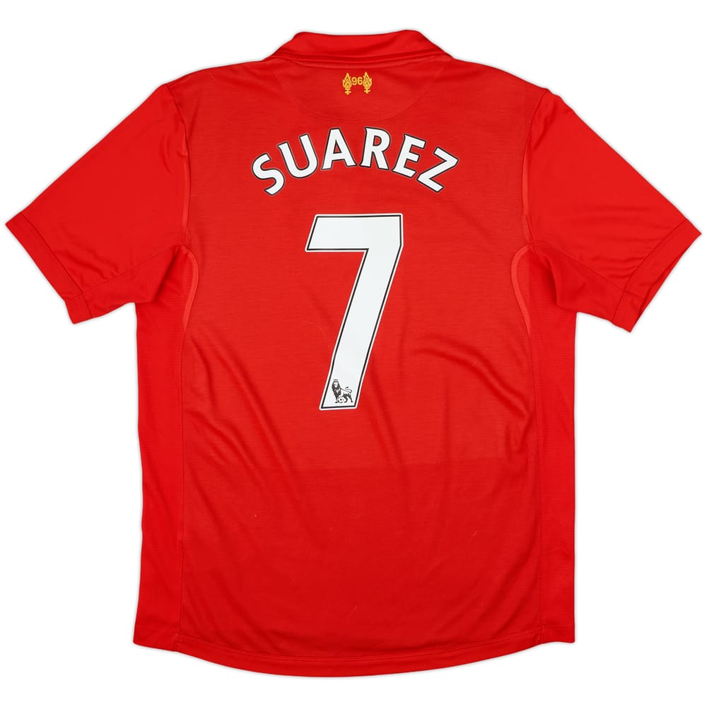 2012-13 Liverpool Home Shirt Suarez #7 - 6/10 - (M)