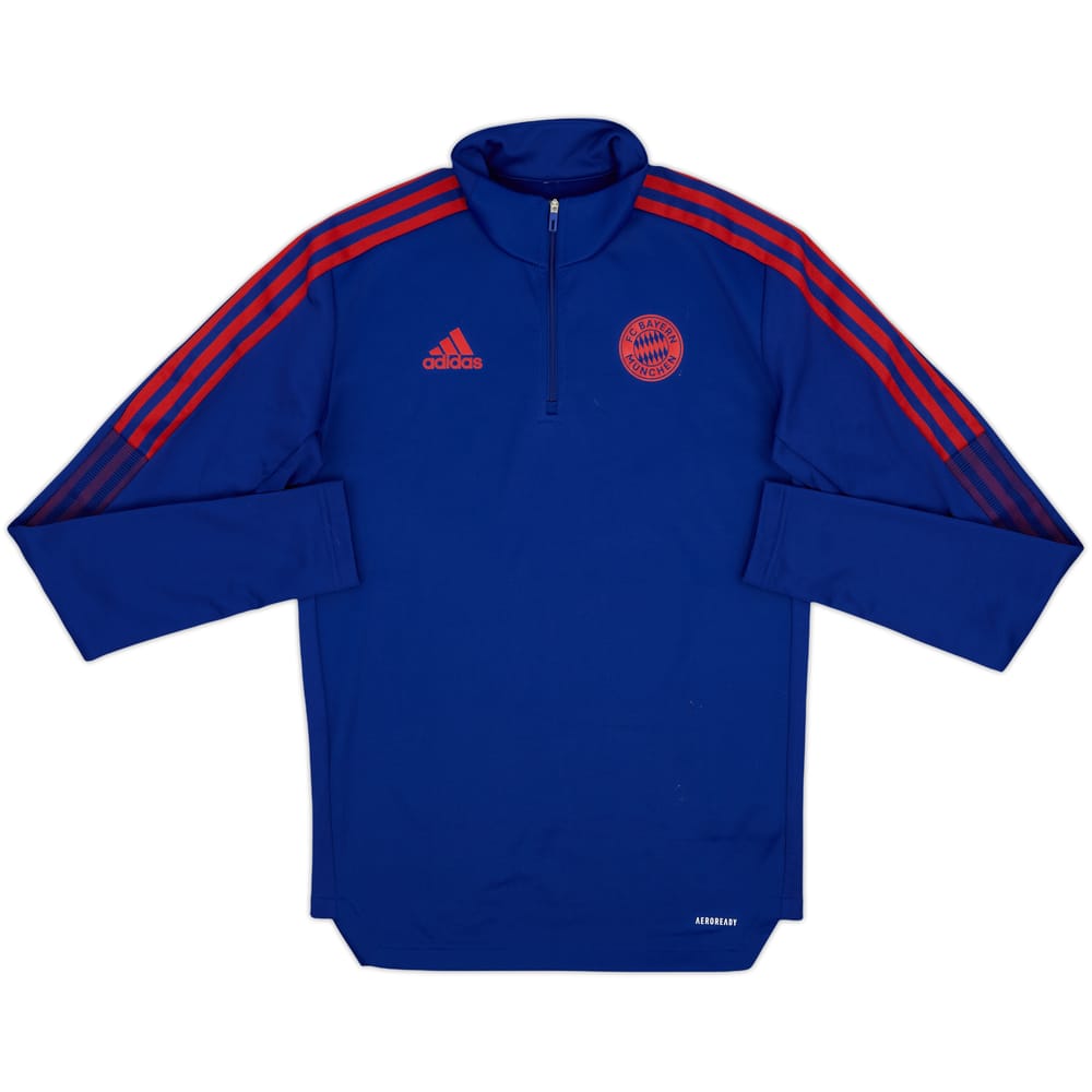 2021-22 Bayern Munich adidas 1/4 Zip Drill Top - 7/10 - (S)
