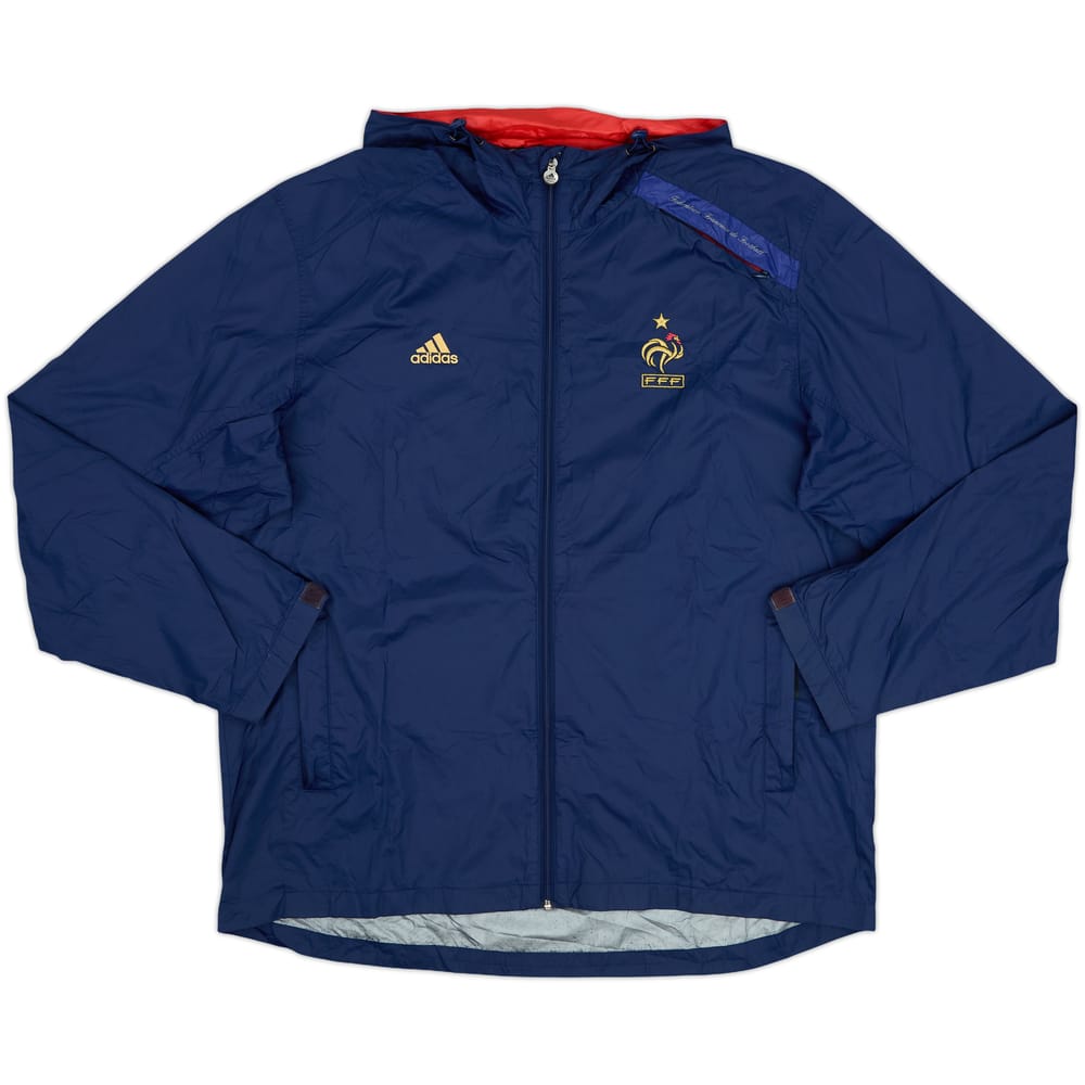 2010-11 France adidas Hooded Rain Jacket - 6/10 - (XXL)