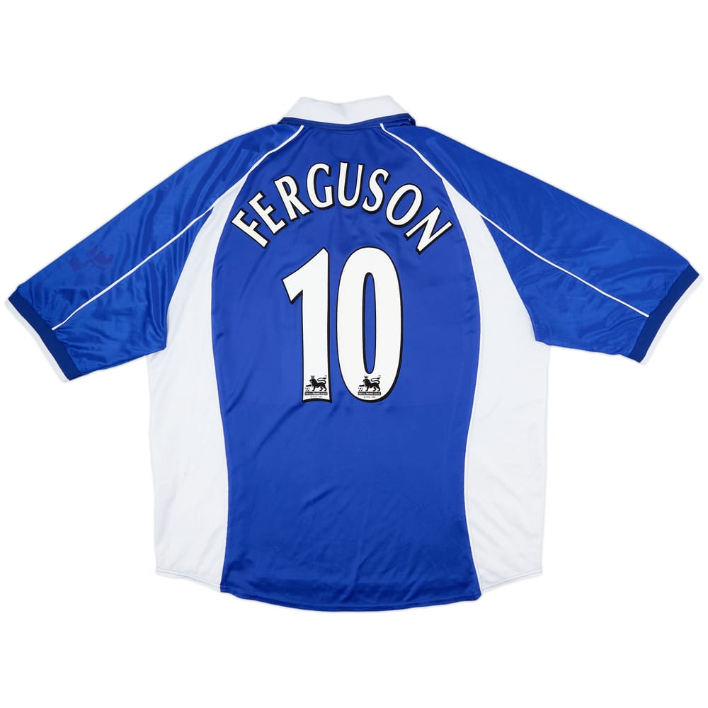 2000-02 Everton Home Shirt Ferguson #10 - 6/10 - (XXL)