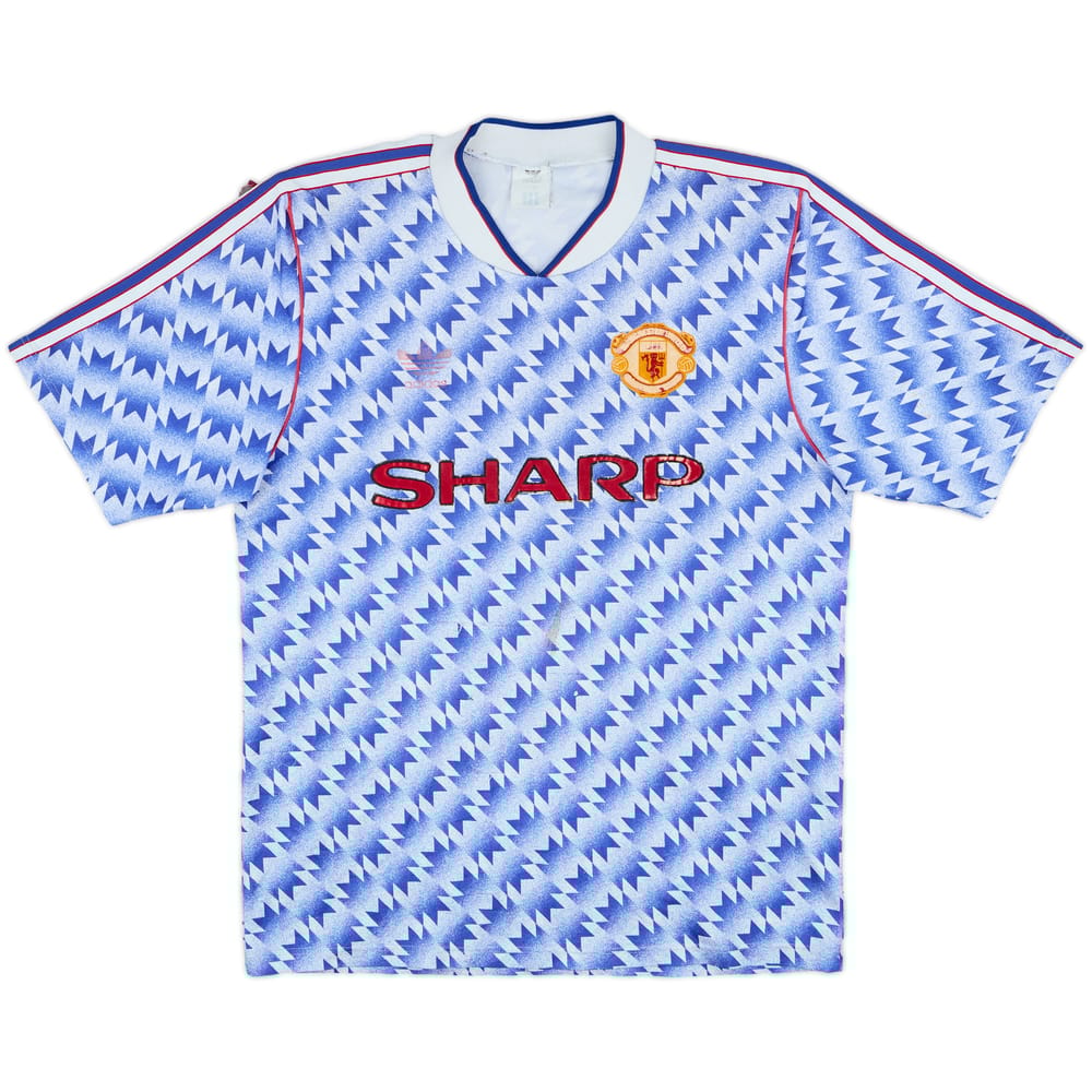 1990-92 Manchester United Away Shirt - 5/10 - (M)