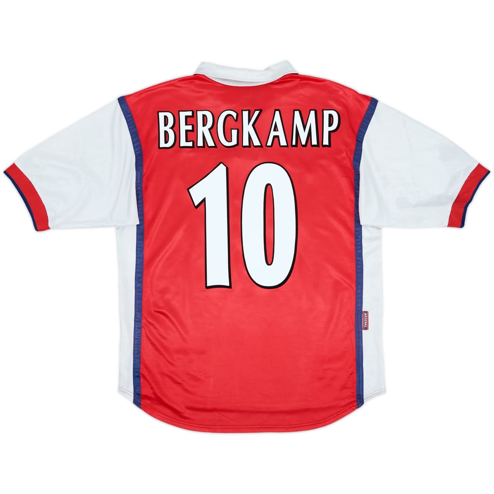 1998-99 Arsenal Home Shirt Bergkamp #10 - 5/10 - (S)
