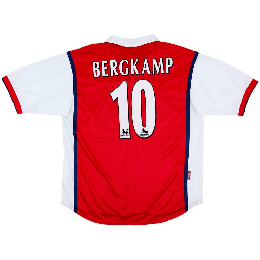 1998-99 Arsenal Home Shirt Bergkamp #10 - 8/10 - (XL)
