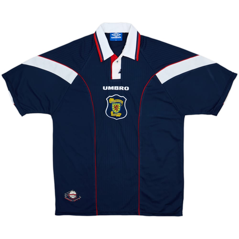 1996-98 Scotland Home Shirt - 8/10 - (XL)