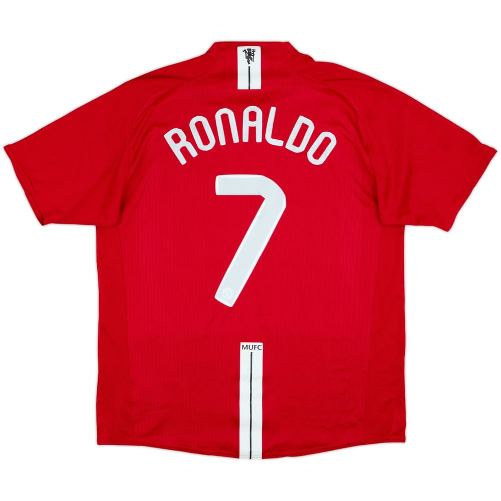 2007-09 Manchester United Home Shirt Ronaldo #7 - 5/10 - (L)