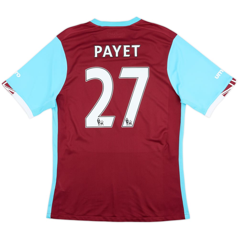2016-17 West Ham Home Shirt Payet #27 - 8/10 - (L)