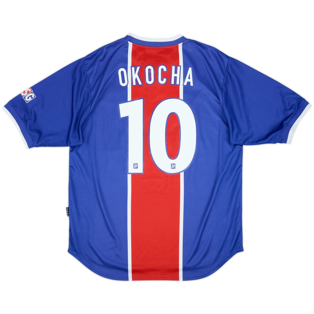 1999-00 Paris Saint-Germain Home Shirt Okocha #10 - 5/10 - (L)