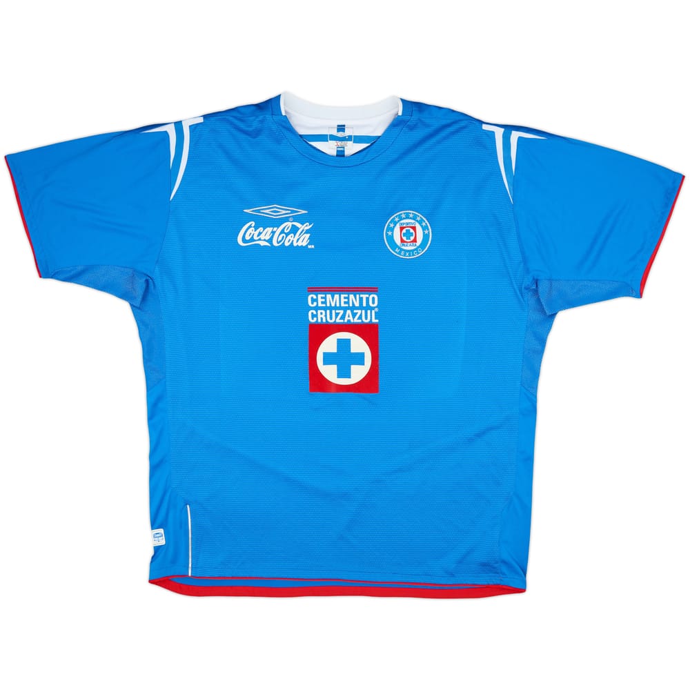 2004-05 Cruz Azul Home Shirt - 8/10 - (XL)