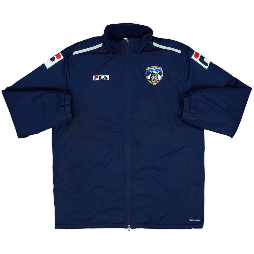 2012-13 Oldham Athletic Fila Padded Bench Coat - 7/10 - (XL)