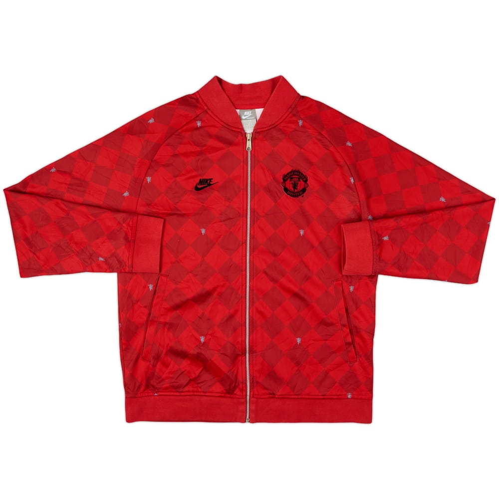 2009-10 Manchester United Nike Track Jacket - 7/10 - (L)