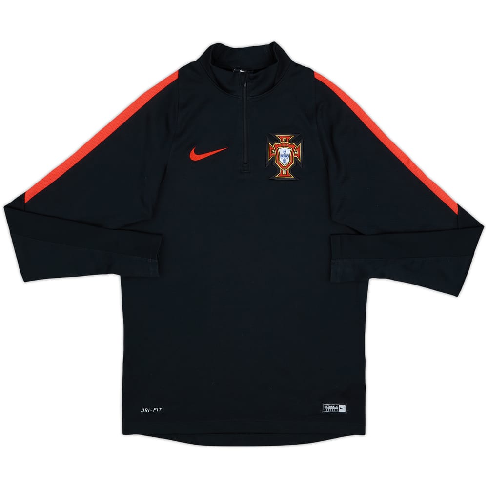 2017-18 Portugal Nike 1/4 Zip Training Top - 8/10 - (S)