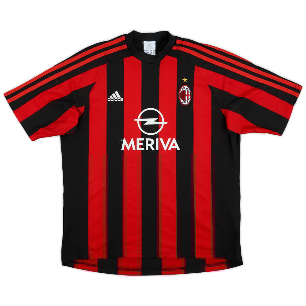 2003-04 AC Milan Home Shirt - 6/10 - (XL.Boys)