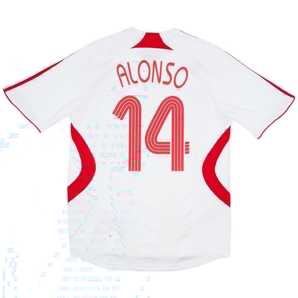 2007-08 Liverpool Away Shirt Alonso #14 - 5/10 - (M)