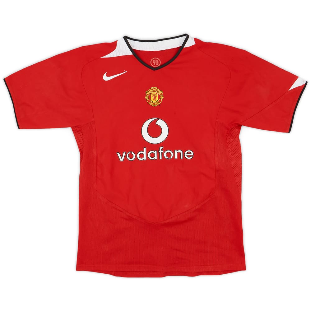 2004-06 Manchester United Home Shirt - 7/10 - (XL.Boys)