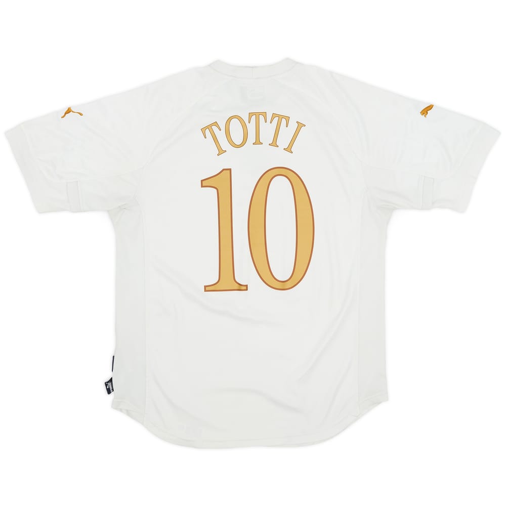 2004-06 Italy Away Shirt Totti #10 - 6/10 - (M)