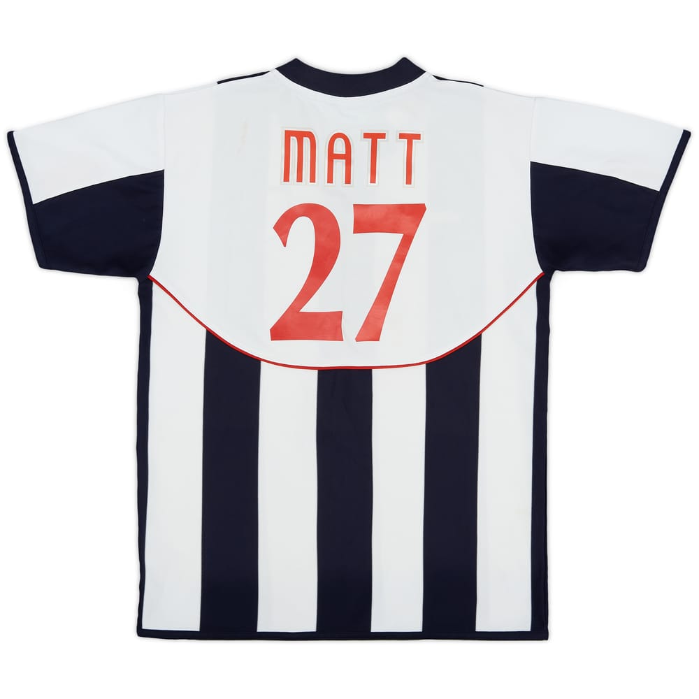 2004-05 West Brom Home Shirt Matt #27 - 5/10 - (XL.Boys)