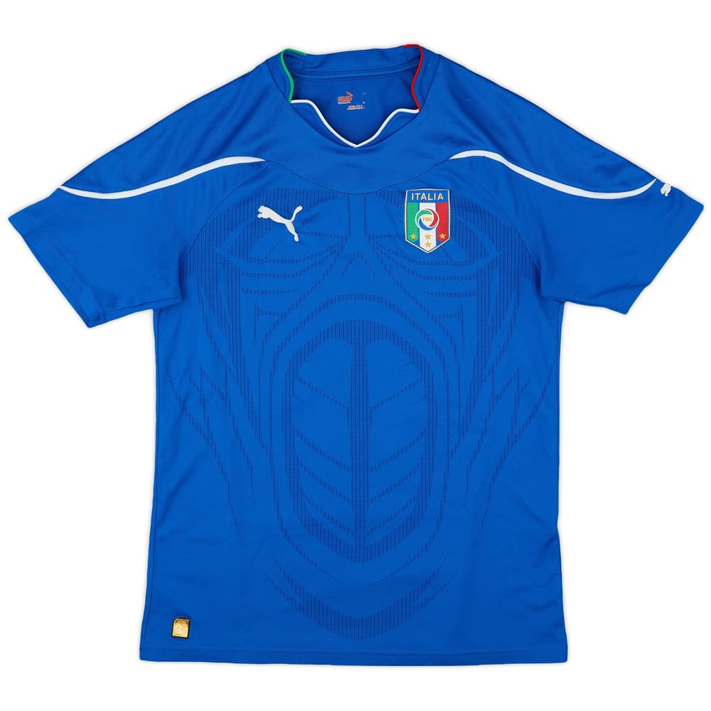 2010-12 Italy Home Shirt - 8/10 - (XL.Boys)