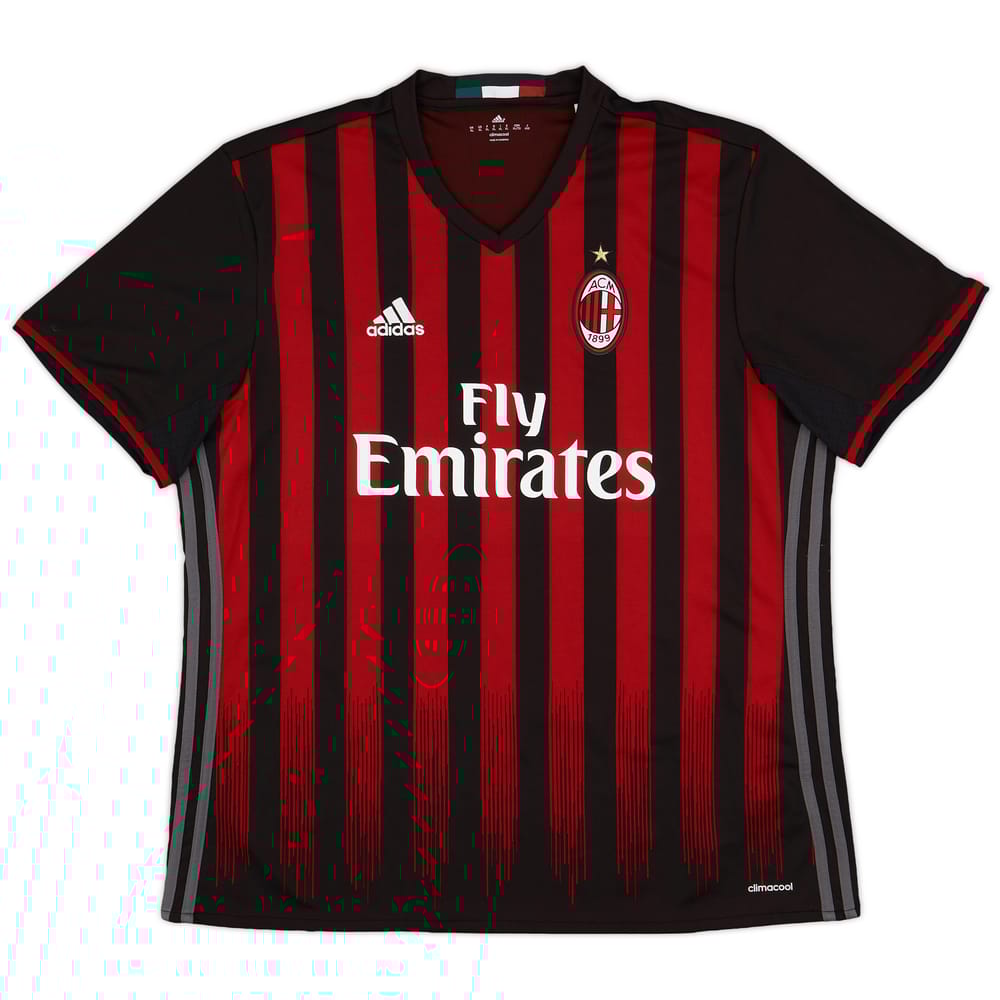2016-17 AC Milan Home Shirt - 10/10 - (XL)